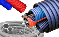 Трубы гофрированные и аксессуары: товары в продаже Трубы гофрированные