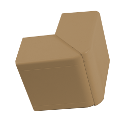 Угол внешний для РКК коричневый Угол внешний длякабель-канала 100*60 коричневый