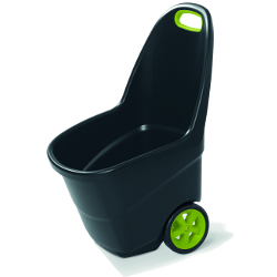Тележка садовая 62л, черная
