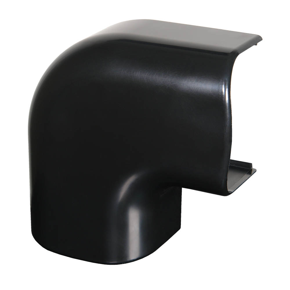 Поворот на 90 град. для кабель-канала 74х55 ЧЕРНЫЙ